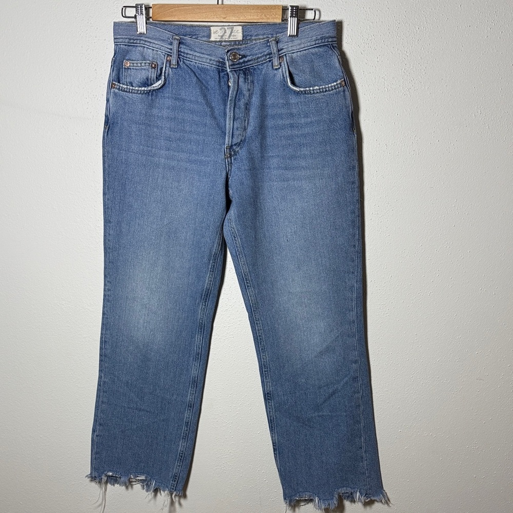 We The Free Distressed Blue Jeans